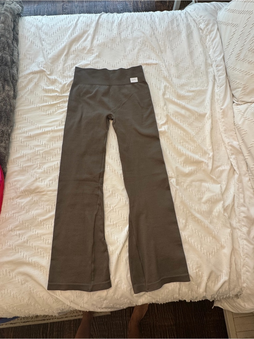High-Rise brown Flare Leggings